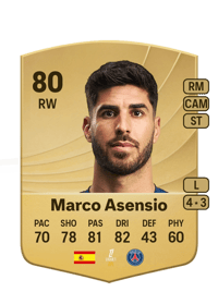 Marco Asensio Common 80 OVR