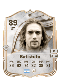 Gabriel Batistuta Icon 89 OVR