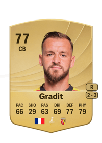 Jonathan Gradit Common 77 OVR