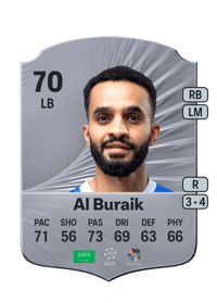 Mohammed Al Buraik Rare 70 OVR