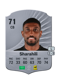 Ahmed Sharahili Rare 71 OVR