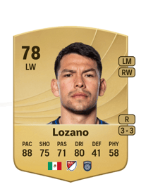Hirving Lozano Common 78 OVR