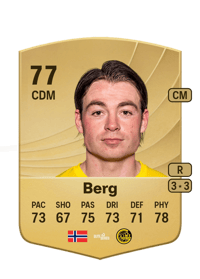 Patrick Berg Common 77 Overall Rating