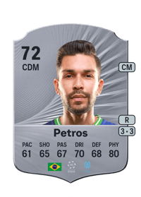 Petros Rare 72 OVR