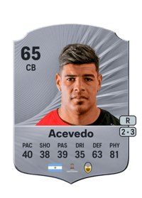 Lucas Acevedo Rare 65 OVR