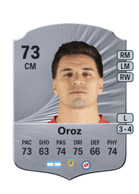 Nicolás Oroz Rare 73 OVR