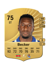 Sheraldo Becker Rare 75 OVR