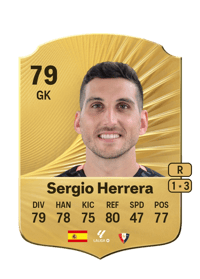 Sergio Herrera Rare 79 OVR