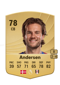 Joachim Andersen Common 78 OVR