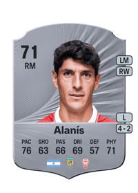 Gabriel Alanís Rare 71 OVR