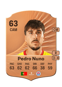 Pedro Nuno Rare 63 OVR