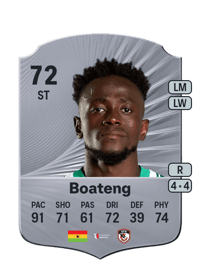 Emmanuel Boateng Rare 72 OVR