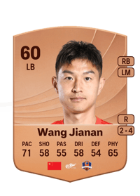 Wang Jianan Common 60 OVR