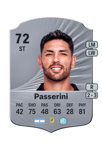 Lucas Passerini Rare 72 OVR