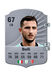 Francesco Belli Rare 67 OVR