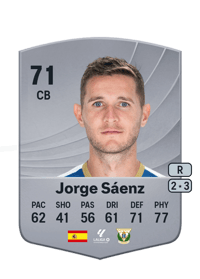 Jorge Sáenz Common 71 OVR