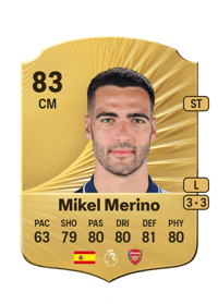 Mikel Merino Rare 83 OVR
