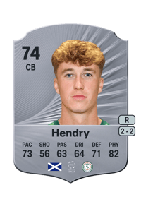 Jack Hendry Rare 74 OVR