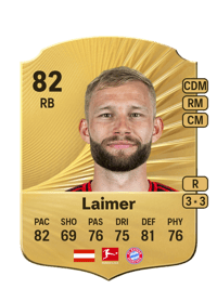 Konrad Laimer Rare 82 OVR