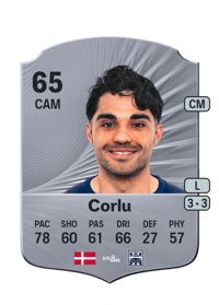 Rezan Corlu Rare 65 Overall Rating