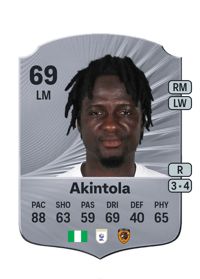 Babajide David Akintola Rare 69 OVR