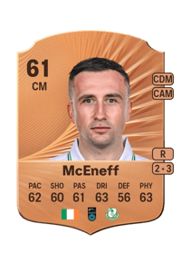Aaron McEneff Rare 61 OVR