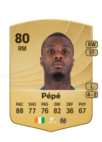 Nicolas Pépé Common 80 OVR