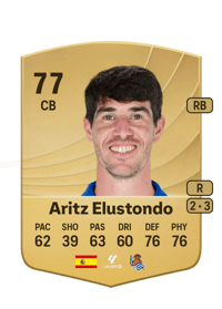 Aritz Elustondo Common 77 OVR