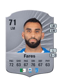 Mohamed Fares Rare 71 OVR