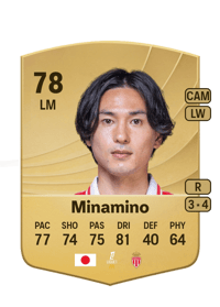 Takumi Minamino Common 78 OVR