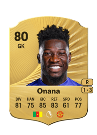 André Onana Rare 80 OVR
