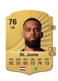 Jeremiah St. Juste Rare 76 OVR