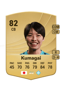 Saki Kumagai Common 82 OVR