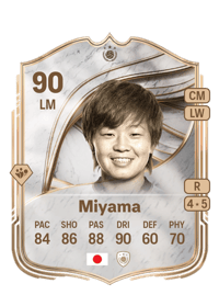 Aya Miyama Icon 90 OVR