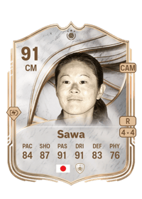 Homare Sawa Icon 91 OVR