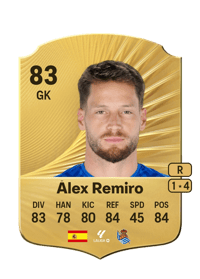 Álex Remiro Rare 83 OVR