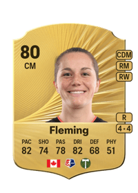 Jessie Fleming Rare 80 OVR