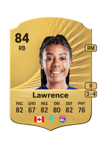 Ashley Lawrence Rare 84 OVR