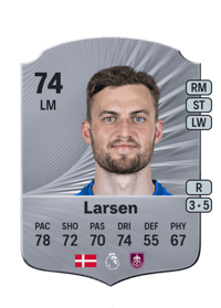 Jacob Bruun Larsen Rare 74 OVR