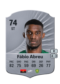 Fábio Abreu Rare 74 OVR