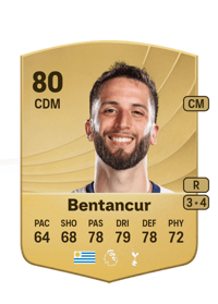 Rodrigo Bentancur Common 80 OVR