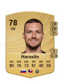 Lukáš Haraslín Common 78 OVR