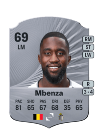 Isaac Mbenza Rare 69 OVR