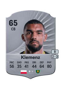 Lukas Klemenz Rare 65 OVR
