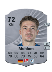 Marvin Mehlem Rare 72 OVR