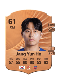 Jang Yun Ho Rare 61 OVR