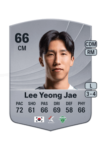 Lee Yeong Jae Common 66 OVR
