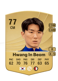 Hwang In Beom Common 77 OVR
