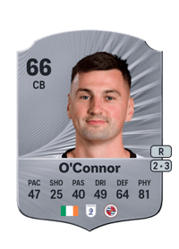 Paudie O'Connor Rare 66 OVR