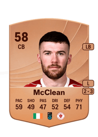 Patrick McClean Common 58 OVR
